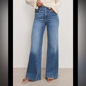 Good American palazzo jeans